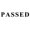 Black, variant on Printtoo Passed Self Inking Rubber Stamp Pre-Inked Office Stamp- Home Office Business Stationery, Black- 42 x 9 mm