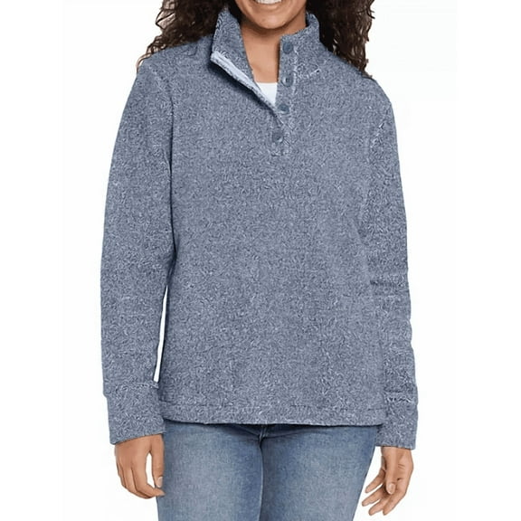 Eddie Bauer Women's Pullover Sweater (Lt Harbor, XL)