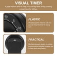 thumbnail image 5 of UPGRATOR Countdown Timer Clock Simple Timer Plastic Kitchen Timer 1Set, 5 of 5