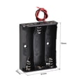 thumbnail image 2 of Unique Bargains Battery Case Storage Box 3 Slots x 3.7V 2-Wire Lead for 3 x 18650 Battery 6Pcs, 2 of 6
