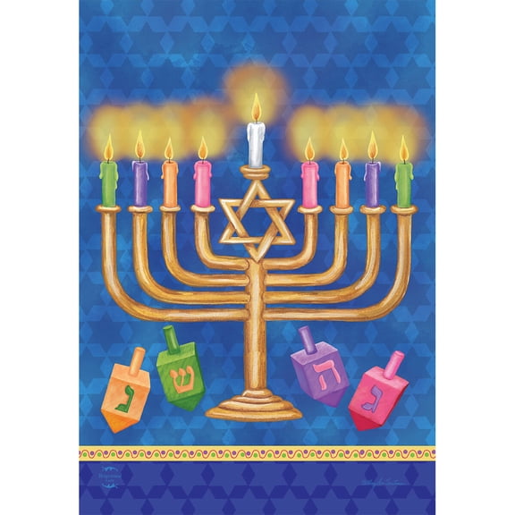 Briarwood Lane Garden Flag 12x18 For Outdoor Happy Hanukkah Menorah For Hanukkah Garden Flag Flags For Outside