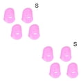 thumbnail image 1 of QualitChoice 4pcs Guitar Playing Left Hand Fingertip Ukulele Guitar Fingertip Silicone Protective Cover Pink S 2Set, 1 of 6