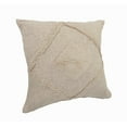 thumbnail image 6 of LR Home Ox Bay Hand-Woven Birch Diamond All-Natural Cotton  Pillow Cover, 6 of 7