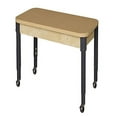 thumbnail image 2 of Wood Designs HPL2436A1217C6 - Mobile Rectangle High Pressure Laminate Table with Adjustable Legs 14-19", 2 of 2