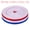 Red White Blue 1" x 25 Yard, variant on Uxcell 5/8"Black Red Striped Grosgrain Ribbon 10 Yard Polyester Stripe Ribbon