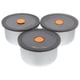 thumbnail image 1 of 3 recipientes de acero inoxidable para almacenar alimentos con tapa para organizar la cocina y conservar los alimentos Apto para lavavajillas y reutilizable, 1 of 8