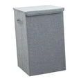 thumbnail image 1 of Cesto de ropa sucia independiente Cesta de almacenamiento de ropa con asas Caja Sala de estar Gris S, 1 of 9