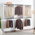 thumbnail image 2 of Devi White Freestanding Walk in Wood Closet System, 2 of 6