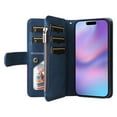 thumbnail image 2 of Dteck Wallet Case for iPhone 16e 6.1 Inch, 9-Card Holder Soft PU Leather Magnetic Flip Shoulder Strap Zipper Pocket Phone Case Fit for iPhone 16e,Blue, 2 of 8