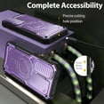 thumbnail image 4 of FITO For Samsung Galaxy A15 Case, Phone Case with Screen Protector and Kickstand (Purple), 4 of 7
