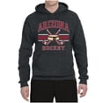 thumbnail image 2 of Wild Bobby City of Arizona Hockey Fantasy Fan Sports Unisex Hoodie Sweatshirt, Heather Black, X-Large, 2 of 5