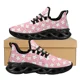 thumbnail image 1 of Zapatillas de deporte de malla con estampado dental para mujer, ligeras, con cordones, transpirables, para exteriores, 1 of 6