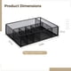 thumbnail image 4 of Soporte para platos de papel de metal, soporte dispensador de platos para utensilios de cocina, organizador de platos de cuchara, caja de almacenamiento para cucharas de plástico, tenedor, platos,, 4 of 5