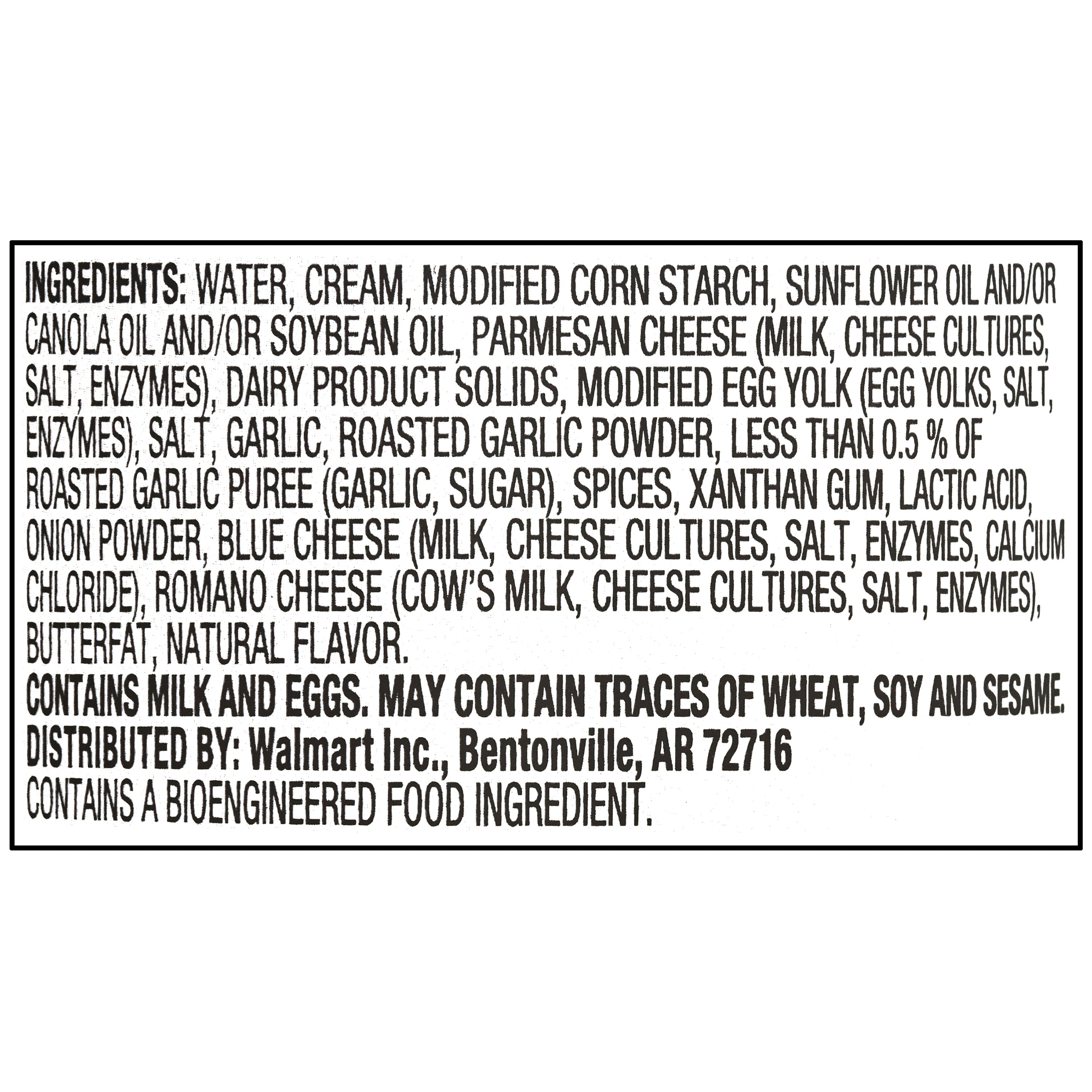 (12 pack) Great Value Roasted Garlic Alfredo Pasta Sauce, 16 oz