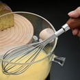 thumbnail image 4 of Stainless Steel Wire Whisk for Cooking, Wooden Handle Kitchen Multi Function Non Stick Balloon Whisk Egg Beater for Blending Whisking Beating Frothing Stirring Batters, 4 of 8