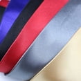 thumbnail image 3 of Corbata de seda sintética para hombre, 5 cm, con cremallera, color liso, monocromática, 3 of 5