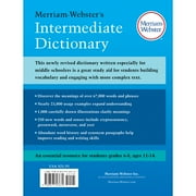 Merriam-Websters Intermediate Dictionary, (Hardcover)