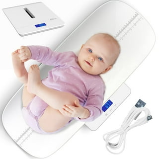 CQRISM Baby Scale Smart Weigh Comfort Baby Scale with 3 Weighing Modes and  Tare Function for babies Infant, Newborns, Puppy, Cats, Toddlers, Tare  Function, Curved Platform with Ruler 