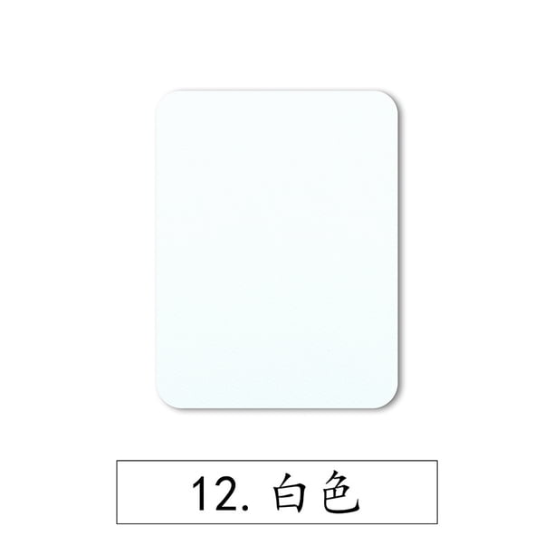 Nvzi Juego de 10 parches para planchar, utilizados para reparar ropa, accesorios de ropa hechos a mano, suministros de costura, pueden reparar agujeros en los codos de los jeans, color blanco.