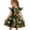 Green, variant on Halloween Toddler Girl Dress Pumpkin Ghost Print Flutter Short Sleeves Dress Outfits 5-12Y