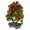 Red, variant on Artificial Potted Flower Realistic Faux Decoration, Ongmies Artificial Cherry Potted Flower – Realistic Faux Decoration for Home, Desk, & Kitchen, 1 Artificial Flower Pot Decoration
