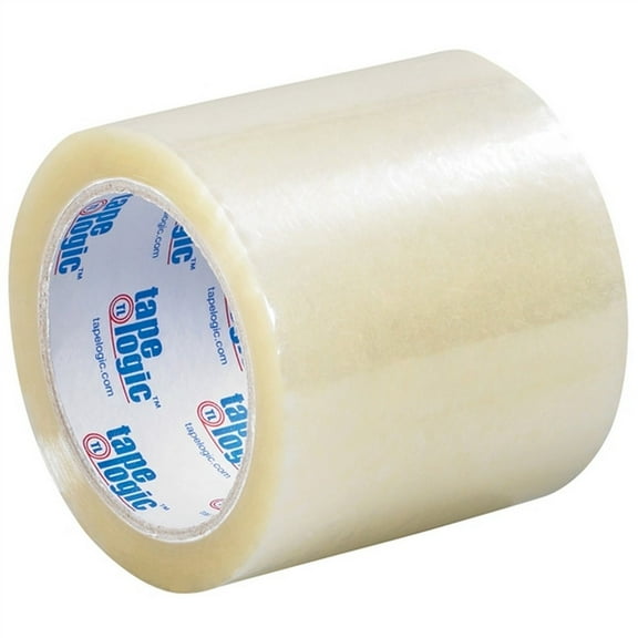 Tape Logic Clear 2 Mil Acrylic Tape 4" x 72 Yard (18 Roll/Case)