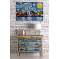 thumbnail image 2 of Montreal, Canada, Observation Wheel, Starry Night (24x36 Giclee Gallery Art Print, Vivid Textured Wall Decor), 2 of 3