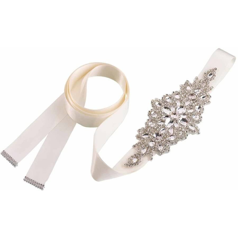 Buy Rhinestone Bridal Belt Ivory Online Bahrain Ubuy