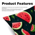 thumbnail image 2 of Watermelon Pillow Covers and Throw Pillow Inserts - Set of 2, Available in 16x16, 18x18, and 20x20 Inches, Featuring Unique Patterns for Home Decor, 2 of 6