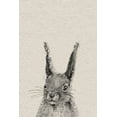 thumbnail image 2 of Grey Rabbit III Painting Print on Wrapped Canvas, 2 of 7