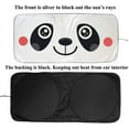 thumbnail image 2 of Car Sun Shade for Windshield Cute,AYAMAYA Foldable Cartoon Cool Car Front Window Sunshades for Most Sedans SUV Truck 59X33.4inches, 2 of 8