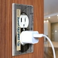 thumbnail image 3 of WIRESTER 1-Gang Duplex Outlet Cover Wall Plate/Switch Plate Cover, Retro Clear Cassette Tape Country Music, 3 of 6