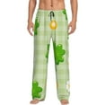 thumbnail image 2 of Goofa St Patrick's Day11 Printed Soft Pajama Pants for Men, Wide Leg Comfy Casual Lounge Yoga Pants-Large, 2 of 9