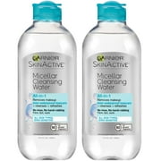 (2 pack) (30% OFF) Garnier SkinActive Micellar Cleansing Water, For Waterproof Makeup, 13.5, 2 PACK