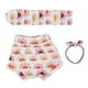 thumbnail image 1 of Conjunto de ropa de pantalones cortos para bebé, conjunto de ropa de fotografía para bebé con patrón de sol, conjunto de diadema, 3 uds., 100cm, 1 of 5