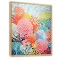 thumbnail image 2 of Designart "The Expressive Barrier Of The Coral Reef IV" Coastal Coral Under Water Floater Framed Canvas Art Print, 2 of 5