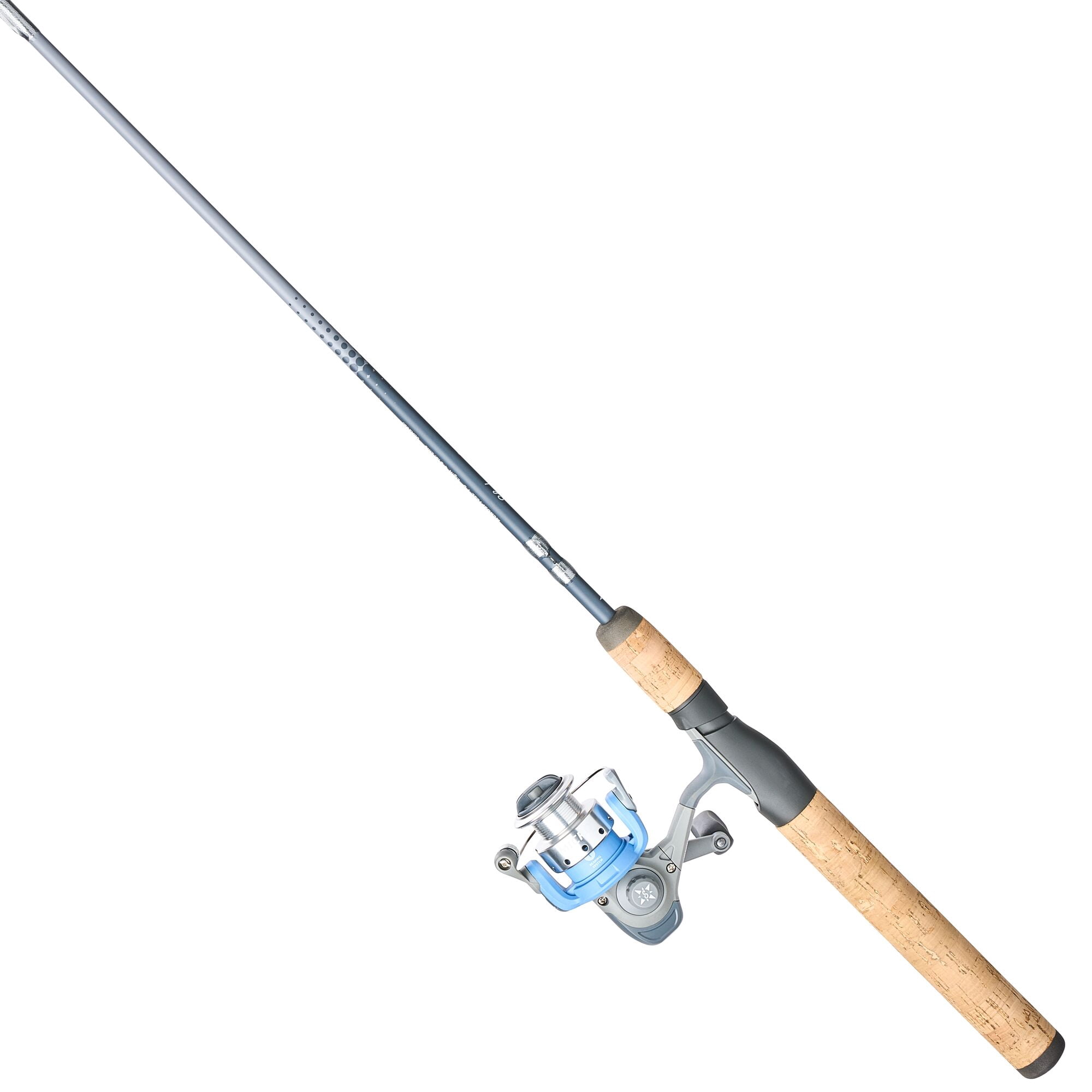Shakespeare Micro Spinning Combo, 7' 2-Piece Light Fishing Rod, 25-Size Reel