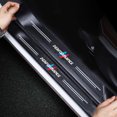 thumbnail image 4 of Pegatinas protectoras de umbral de puerta de coche de fibra de carbono para BMW Performance F30 F10 E90 F20 E46 E60 E70 E39 E36 E87 E28 X3 X1 X2 X4 X5 X6, 4 of 5