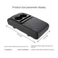 thumbnail image 3 of Multifunctional Car Armrest Box Height Pad Cup Holder Storage, 3 of 8