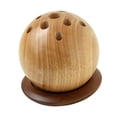 thumbnail image 3 of Portalápices esférico de madera, organizador de papelería, decoración, regalo, adorno creativo, soporte para brochas de maquillaje, para hogar,, 3 of 8