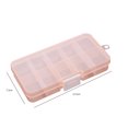 thumbnail image 5 of Ygjytge 10 Rejillas De Plástico Transparente Para Joyería, Pastillero, Caja De Almacenamiento (Naranja) Ygjytge Para estrenar, 5 of 5