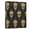 Gold Skull, variant on Haosy Hardcover 3 Ring Binder 1.5 Inch Ring Decorative Binder Organizer for Home School Office, Gold Skull