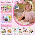 thumbnail image 4 of Smart Watch for Kids Girls Gift Age 3-12 with 39 Games Alarm Clock Camera Video Music Player Pedometer Flashlight 12/24 hr HD Touch Screen Kids Smart Watch Birthday Toys for Girls Ages 4 5 6 7 8 9 10, 4 of 10