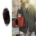 thumbnail image 1 of Pendentif Porte-Clés Queue 3D Mignon pour Femmes - Porte-Clés Queue d'Animal à la Mode avec Pompons - Accessoire de Porte-Clés Stylé pour Sac à Main et, 1 of 6