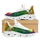 thumbnail image 1 of Zapatillas deportivas con la bandera de la República del Congo, informales, antideslizantes, con plataforma, ligeras, de malla tejida, para mujer, 1 of 6