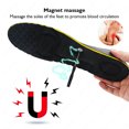 thumbnail image 3 of Height Increase Insoles Cushions 2-5cm Magnet Massage Invisible Height Lift Adjustable Cut Shoes Heel Insert Taller Support Pads Height 3cm, 3 of 6