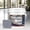 Light Gray, variant on Epoxy Colored Sand Floor Paint for Concrete, High-Gloss, Self-Leveling Coating, Wear-Resistant & Non-Slip Marble Effect Finish for Indoor & Outdoor Use (White Marble Gray, 176 Oz/5KG)