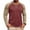 Red, variant on Men's Long Sleeve Raglan T-Shirt Cotton Blend Pullover Top | Crewneck Solid Athletic Fit Quick Dry Activewear for Casual Daily Gym Workout Running Sports Layering Style | Zenithor,Army Green L