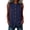 Navy, variant on TGSLY Women's Linen Mandarin Collar Tank Tops Lightweight Soft Crew Neck Sleeveless Button Down Vest Relaxed Fit Dressy Casual Solid Color Shirts with Pocket XXL