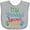 AC-Heather Grey, variant on Inktastic My Granddad Loves Me Boys or Girls Baby Bib